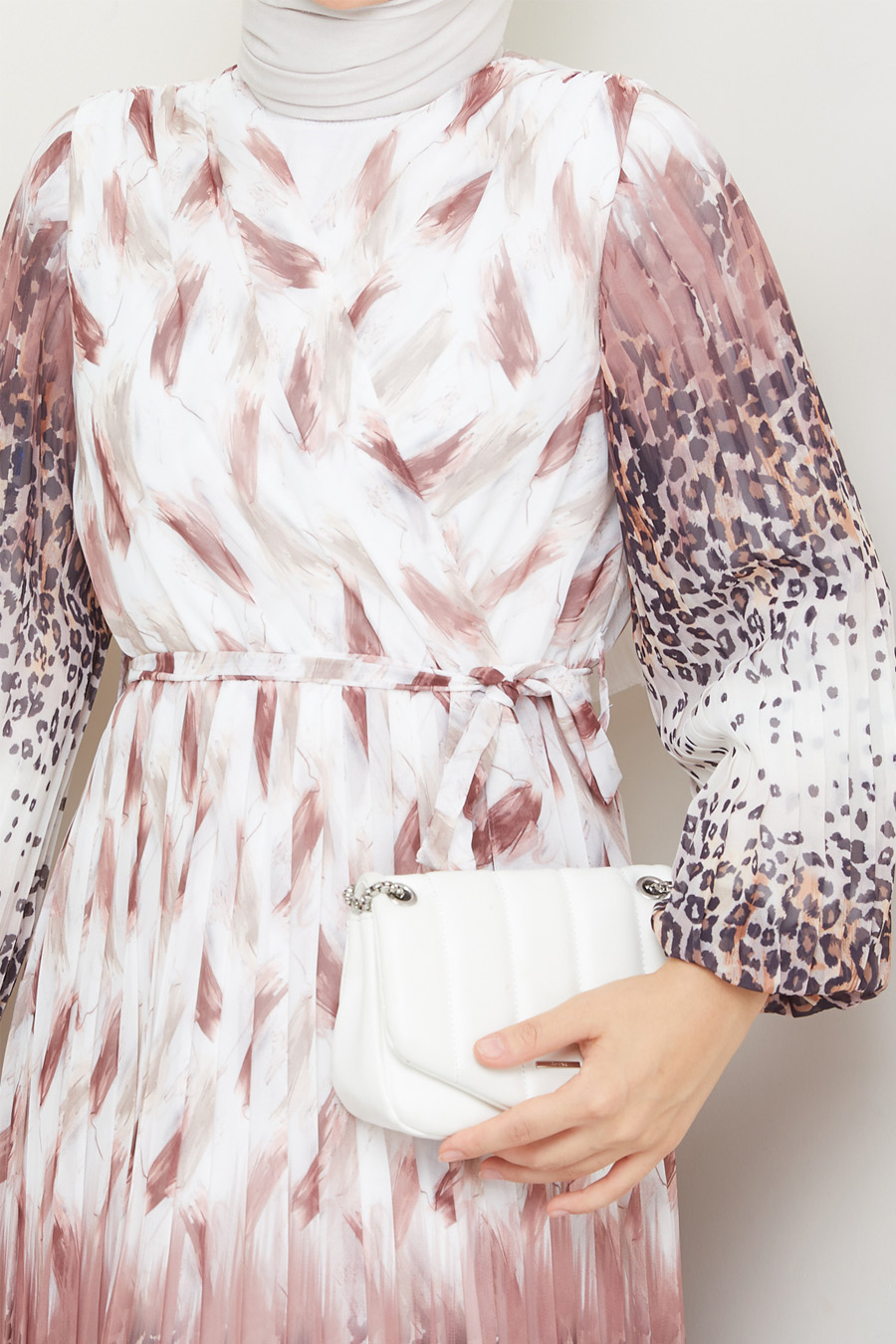 PATTERNED VISON COLOR DRESS