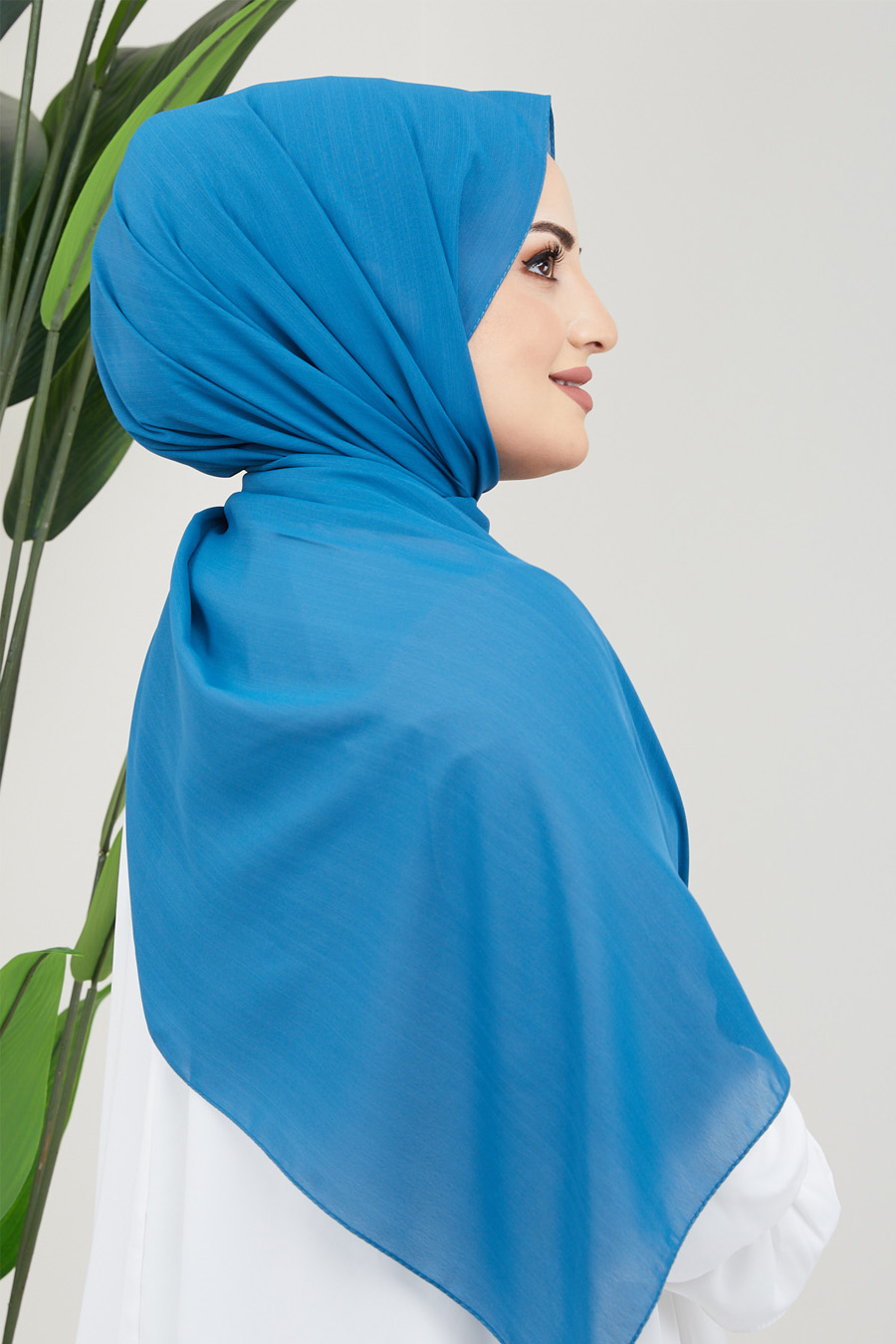PETROLEUM BLUE -  SHAWL