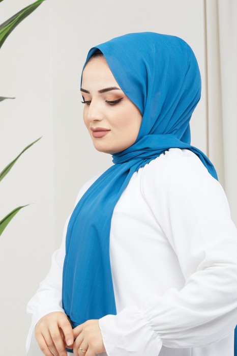 PETROLEUM BLUE -  SHAWL