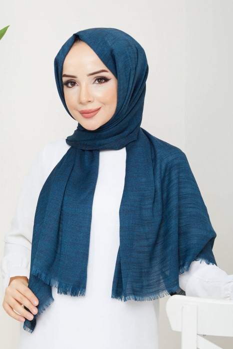 PETROLEUM BLUE - SHAWL