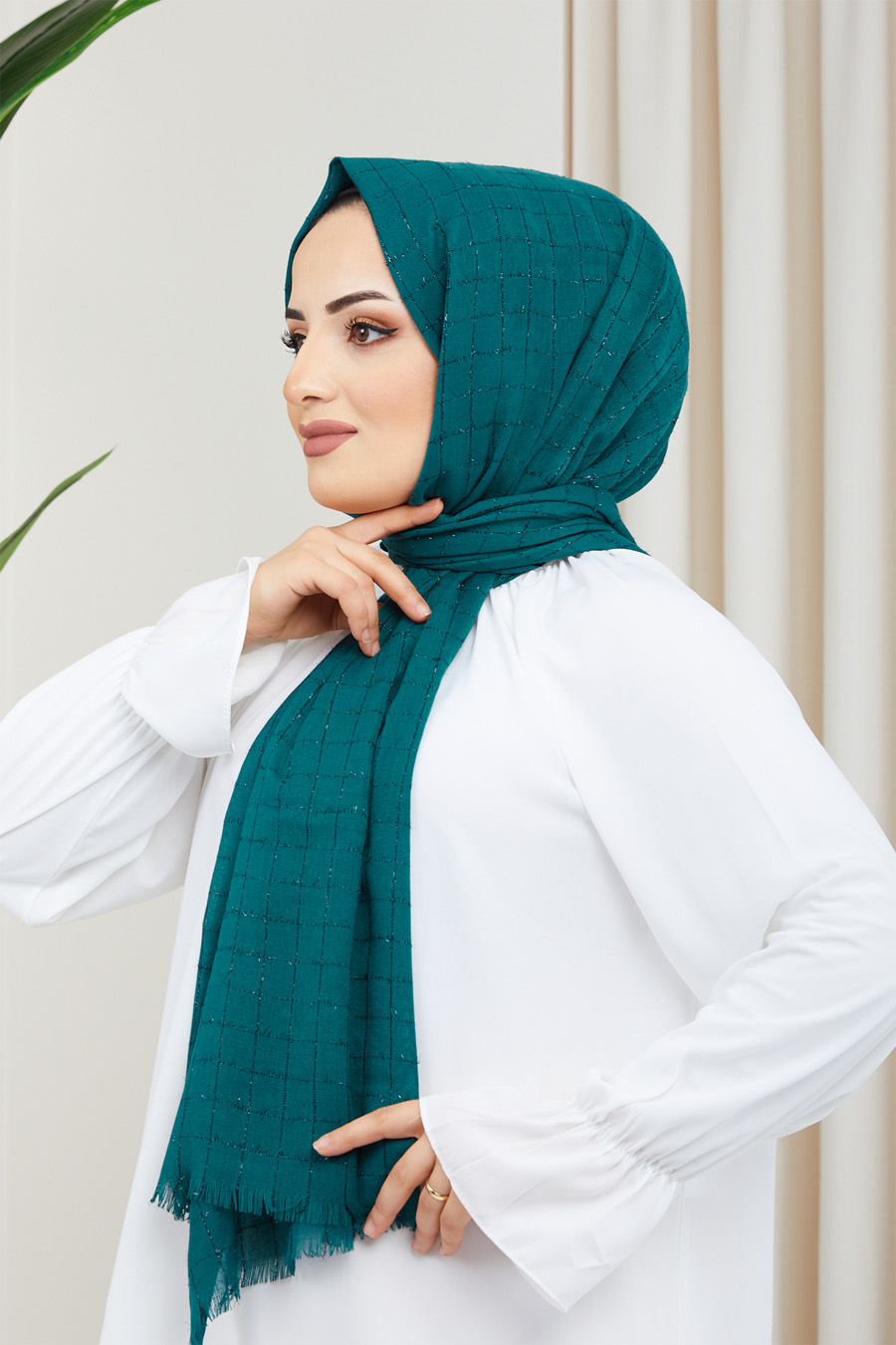 PETROLEUM GREEN -  SHAWL