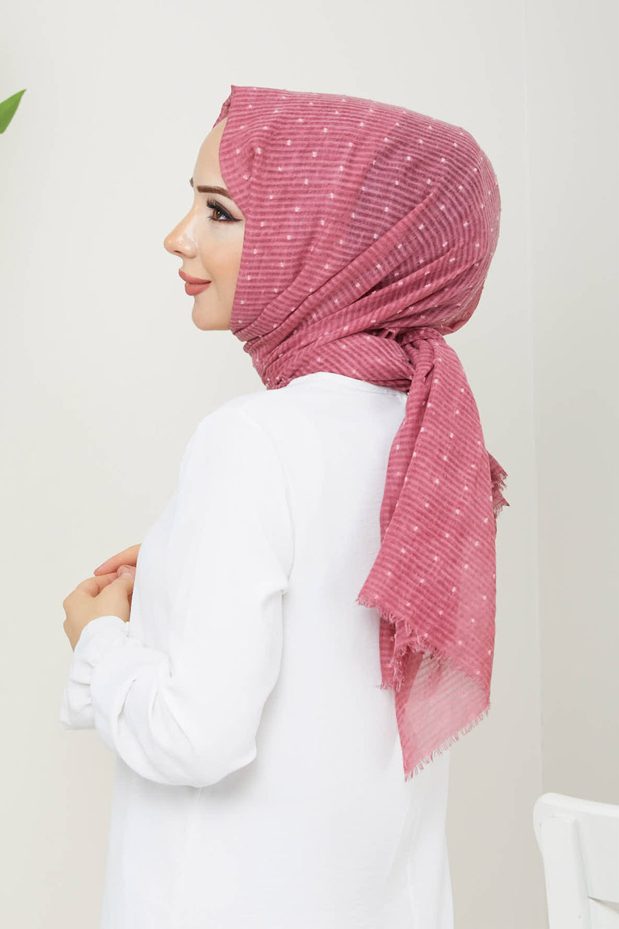 POWDER PINK - SHAWL