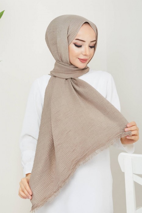 VISON -  PLEATED SHAWL