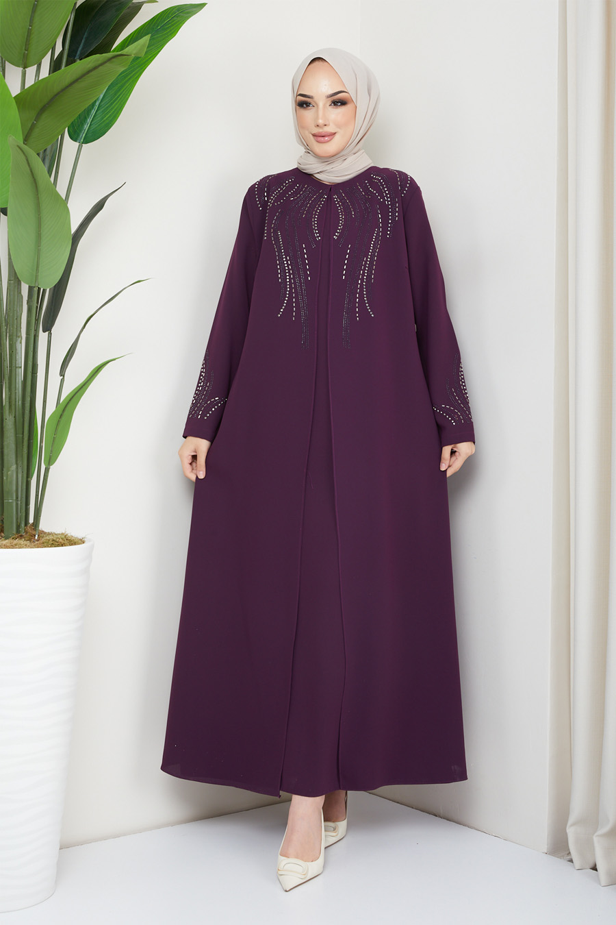 PLUM EVENING DRESS PLUM EVENING DRESS