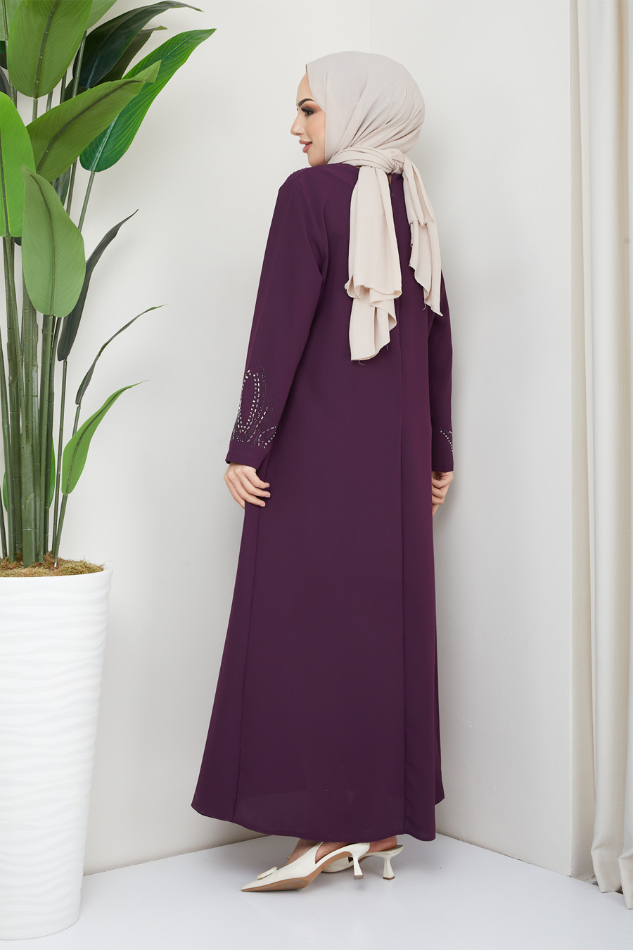 PLUM EVENING DRESS PLUM EVENING DRESS