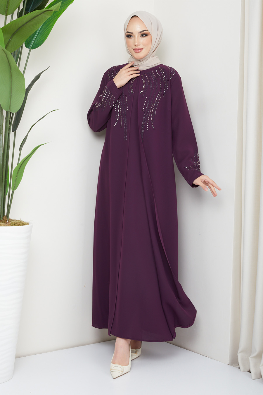 PLUM EVENING DRESS PLUM EVENING DRESS