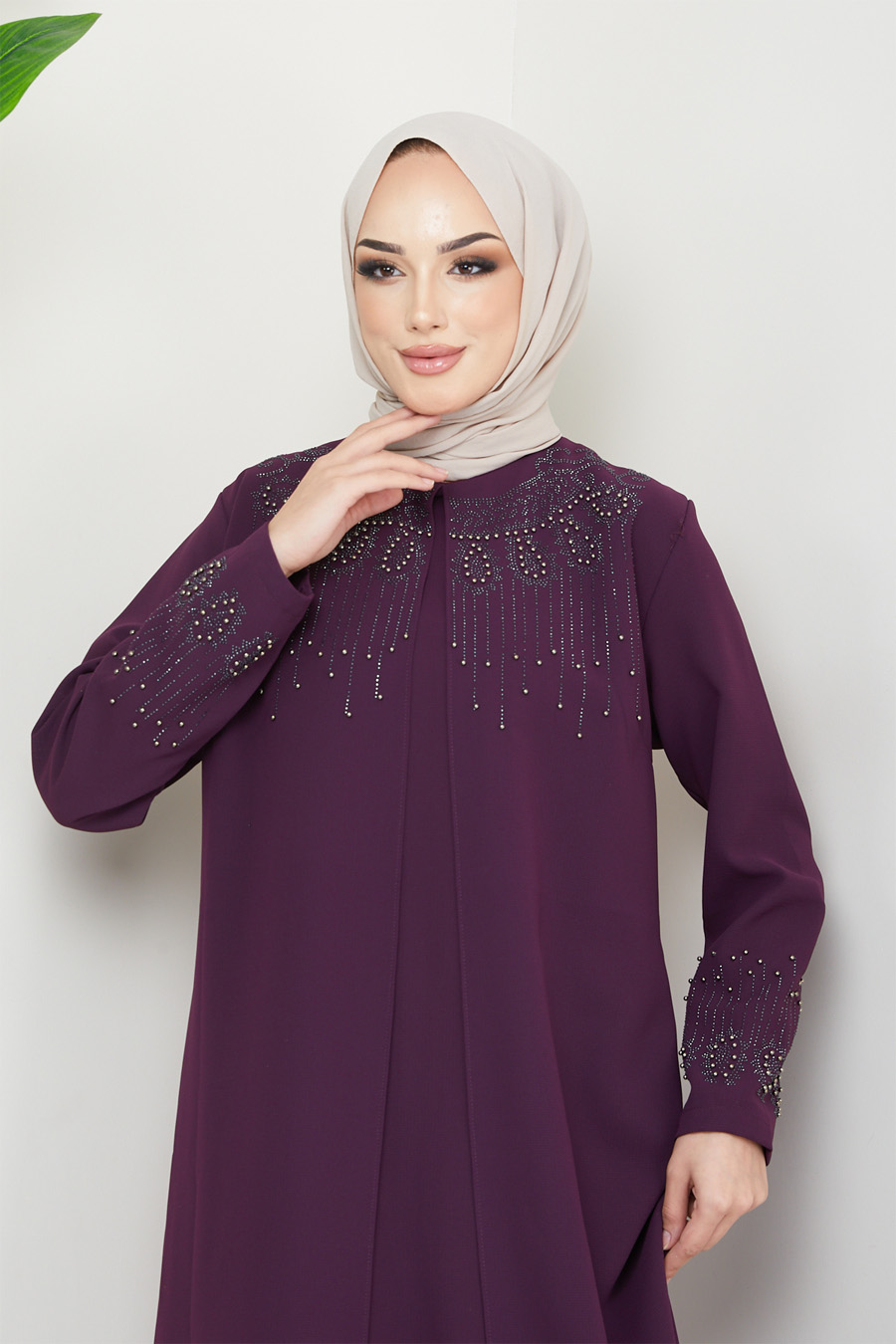 PLUM EVENING DRESS   PLUM EVENING DRESS