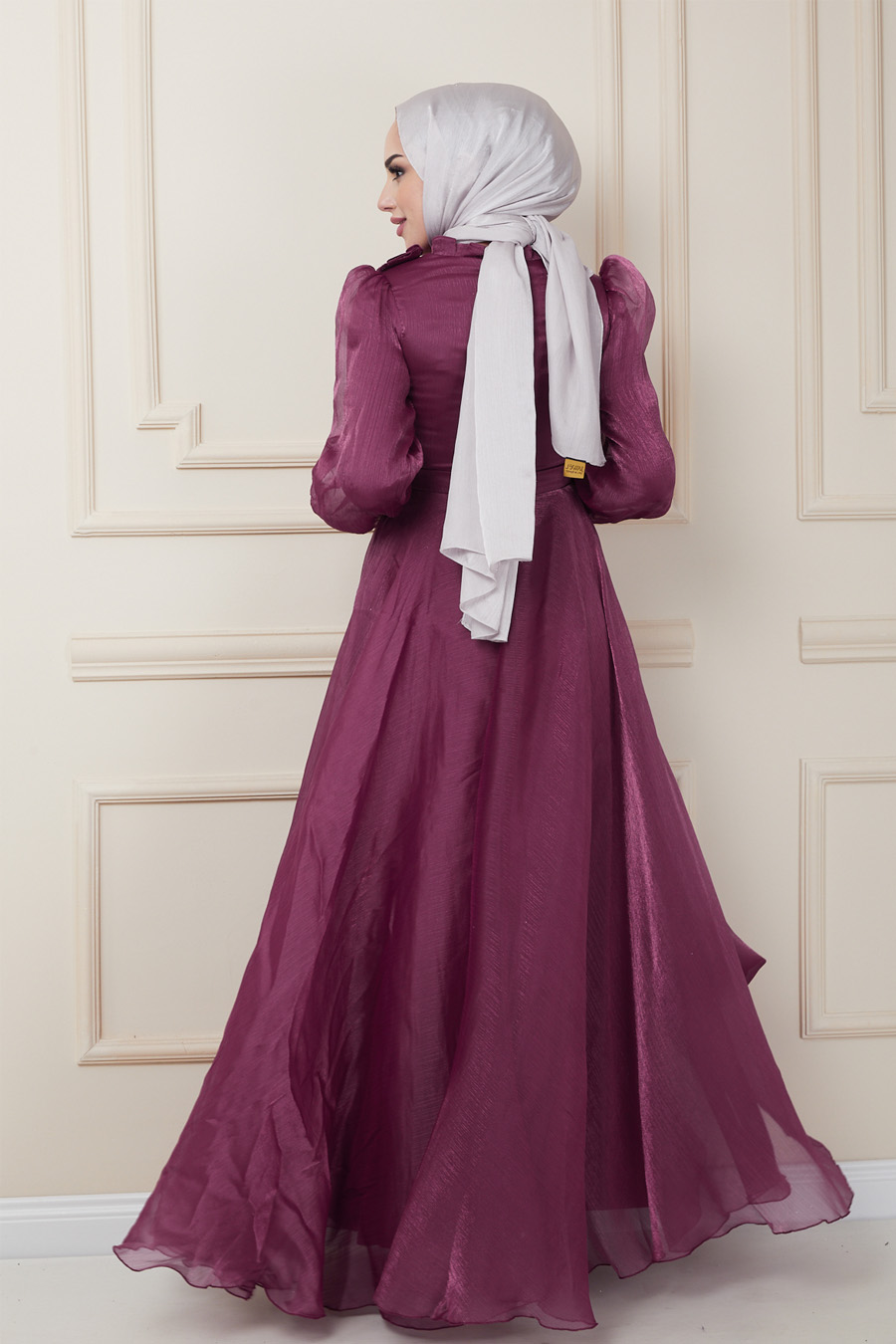 PLUM EVENING DRESS  