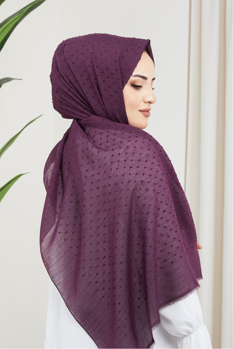 PLUM  -  SHAWL PLUM  -  SHAWL