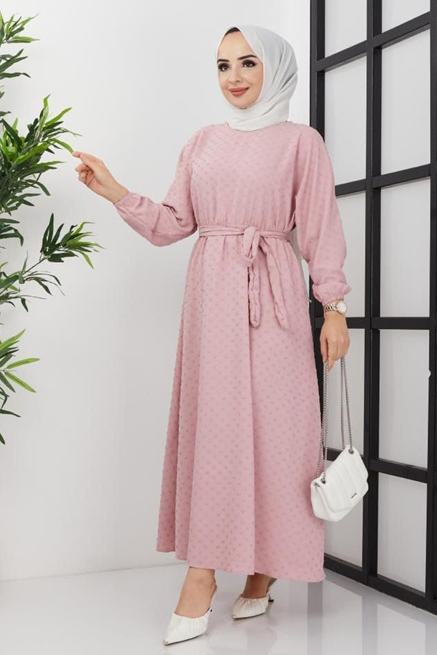 POWDER PINK DRESS