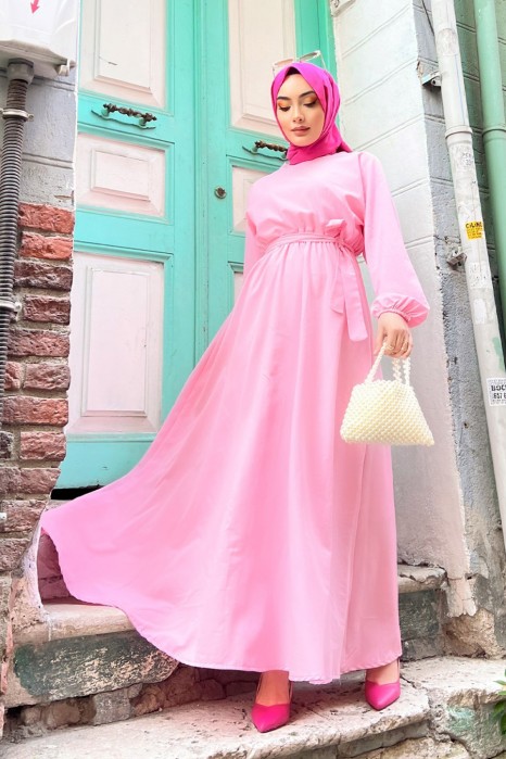 POWDER PINK DRESS