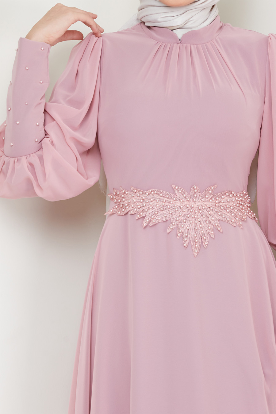 POWDER PINK EVENING DRESS 