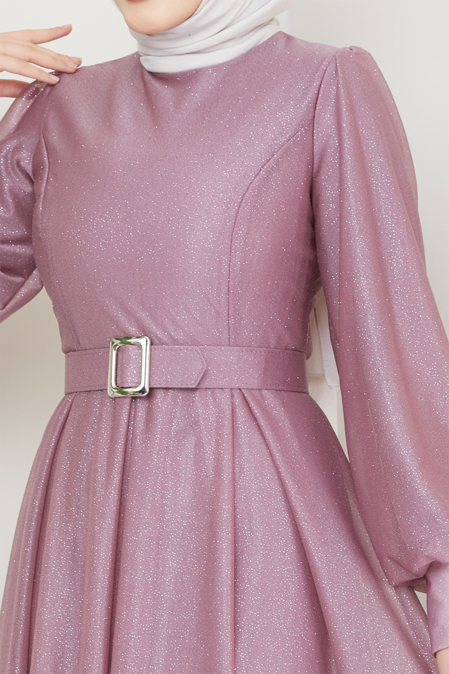 POWDER PINK EVENING DRESS  