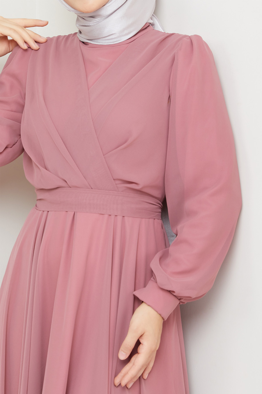 POWDER PINK  EVENING DRESS  