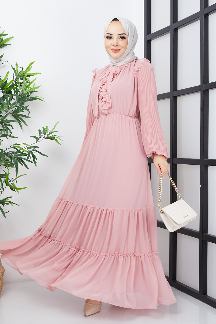 POWDER PINK DRESS