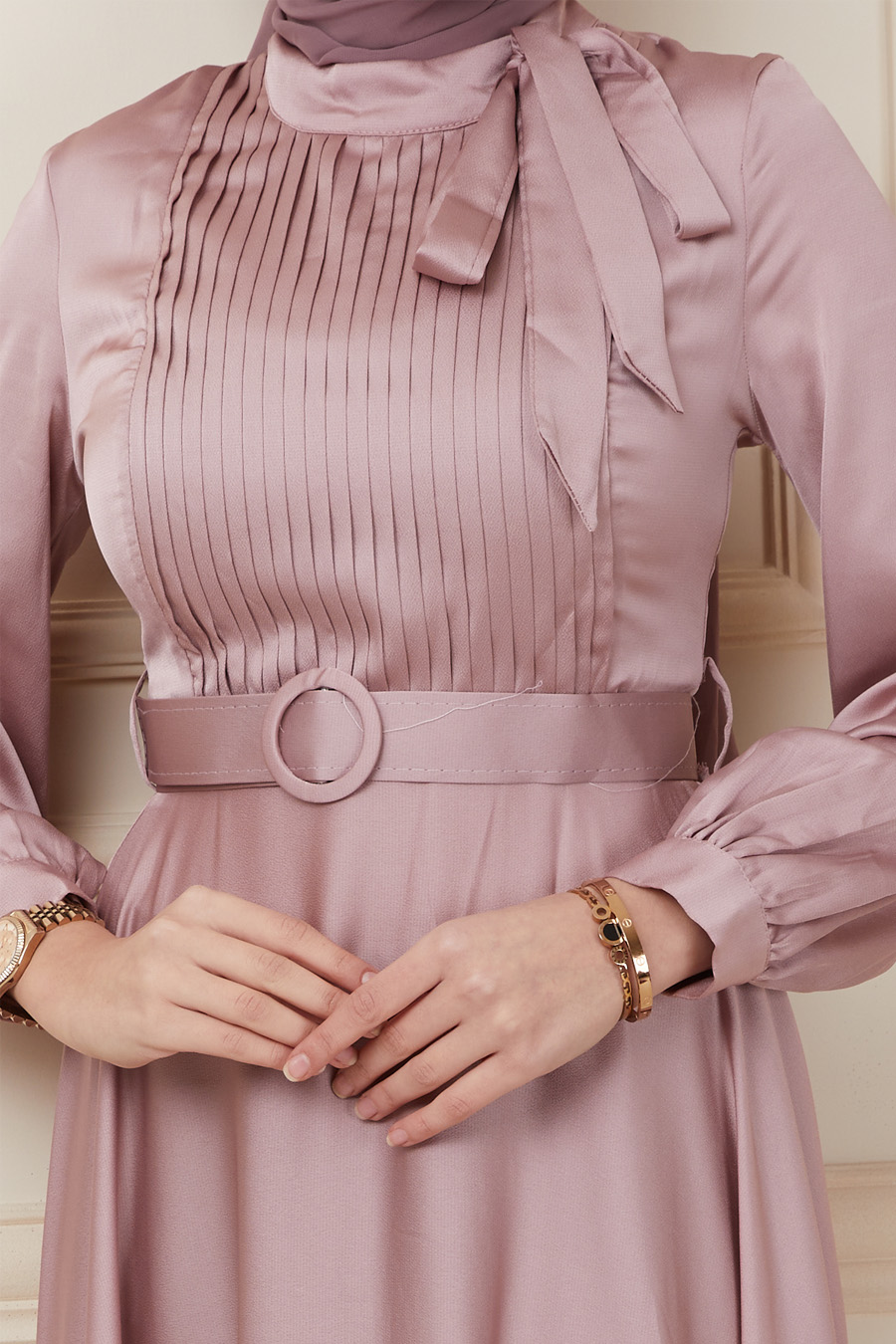 POWDER PINK EVENING DRESS  