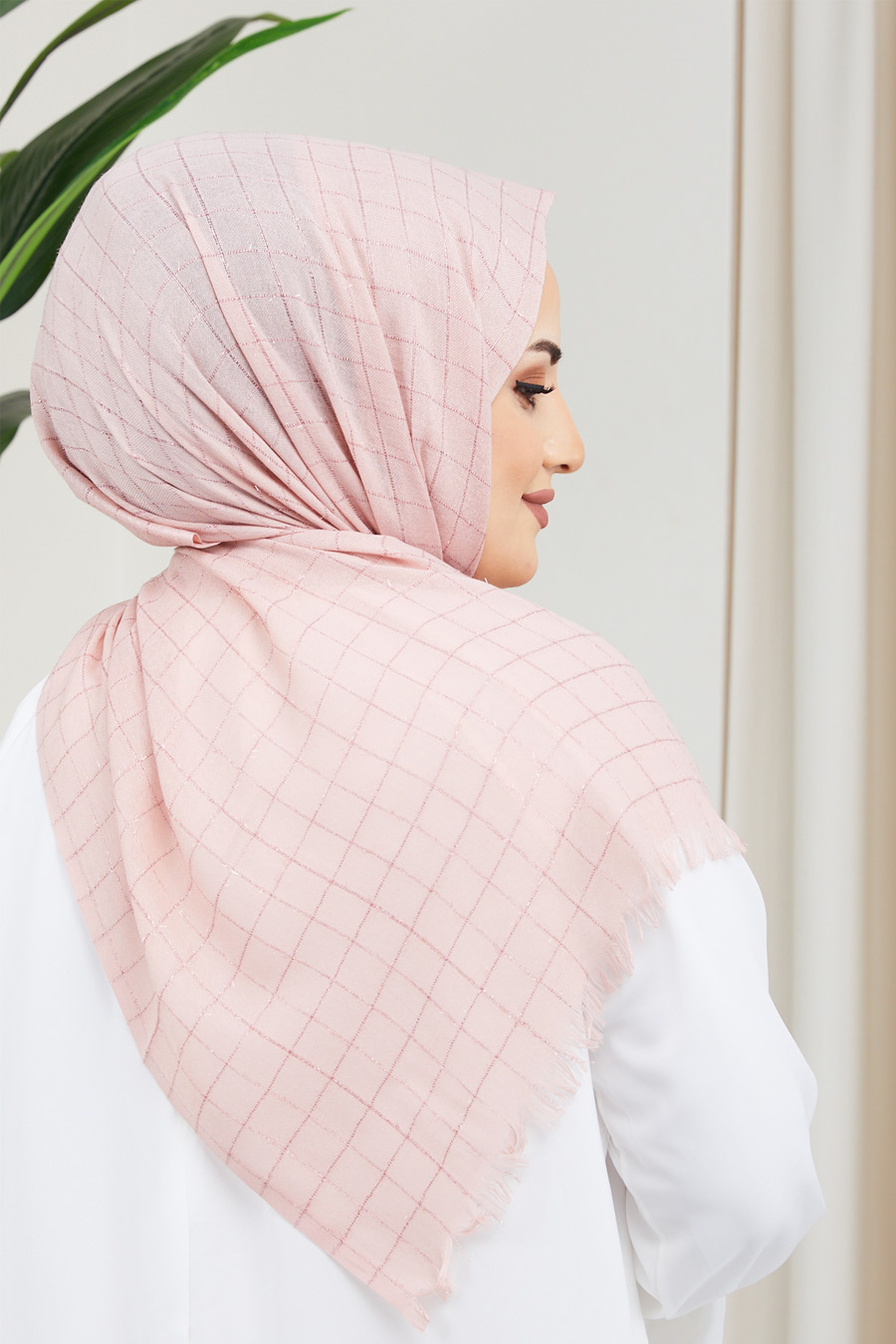 POWDER PINK -  SHAWL