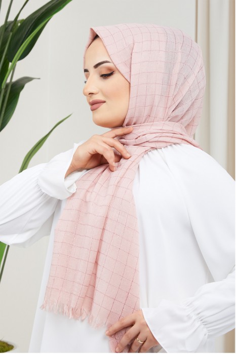 POWDER PINK -  SHAWL