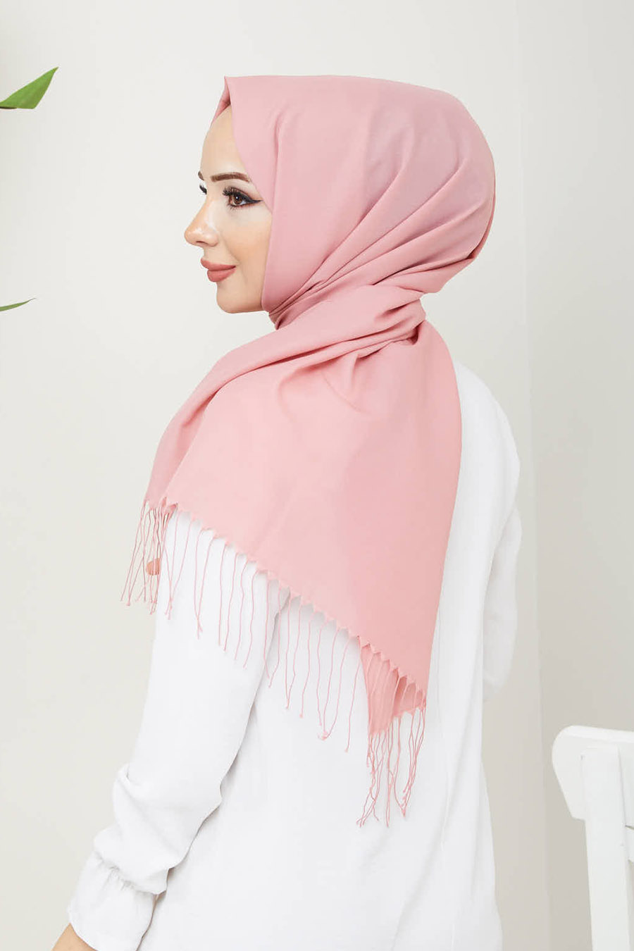 POWDER PINK - SHAWL