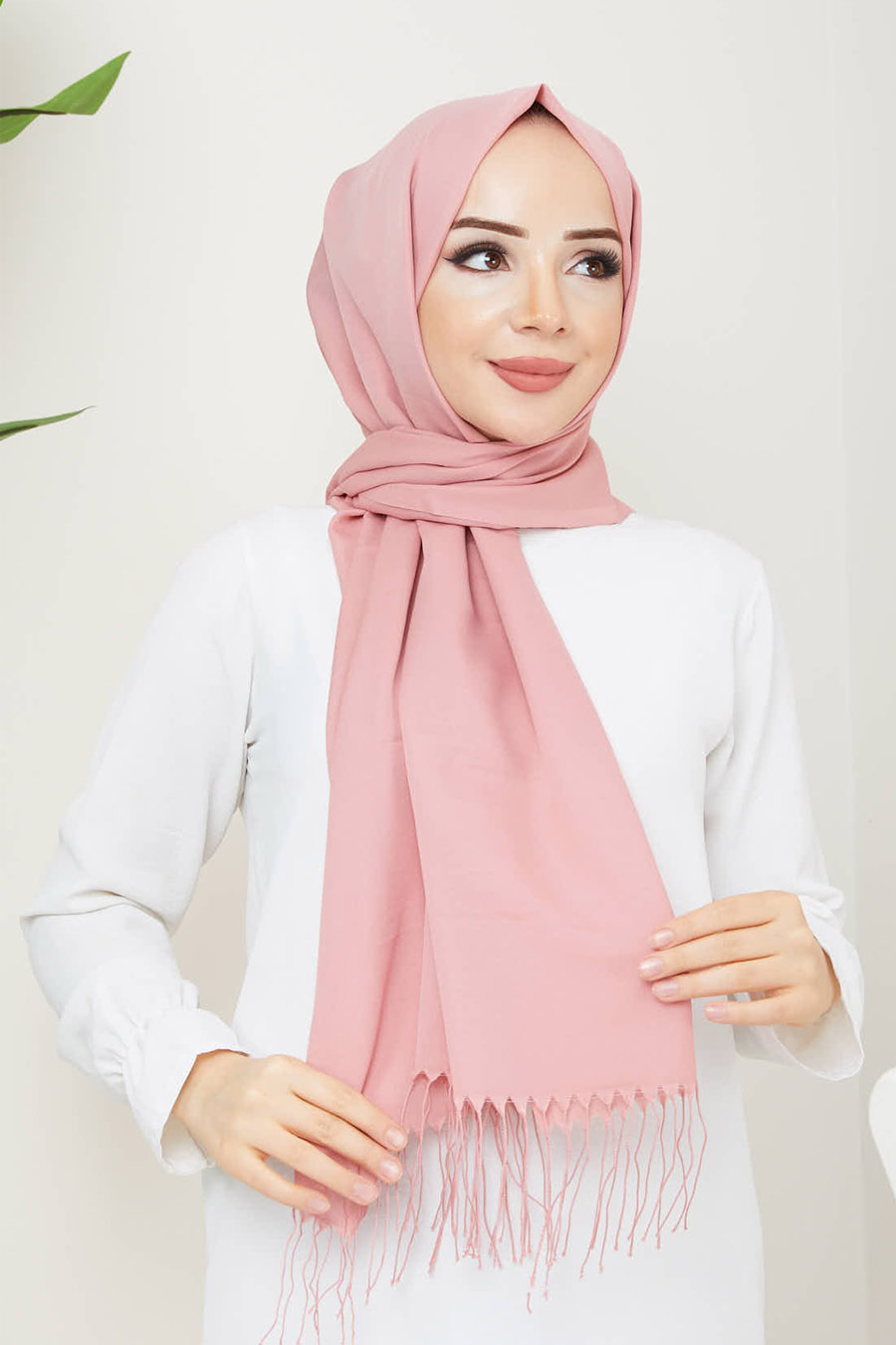 POWDER PINK - SHAWL