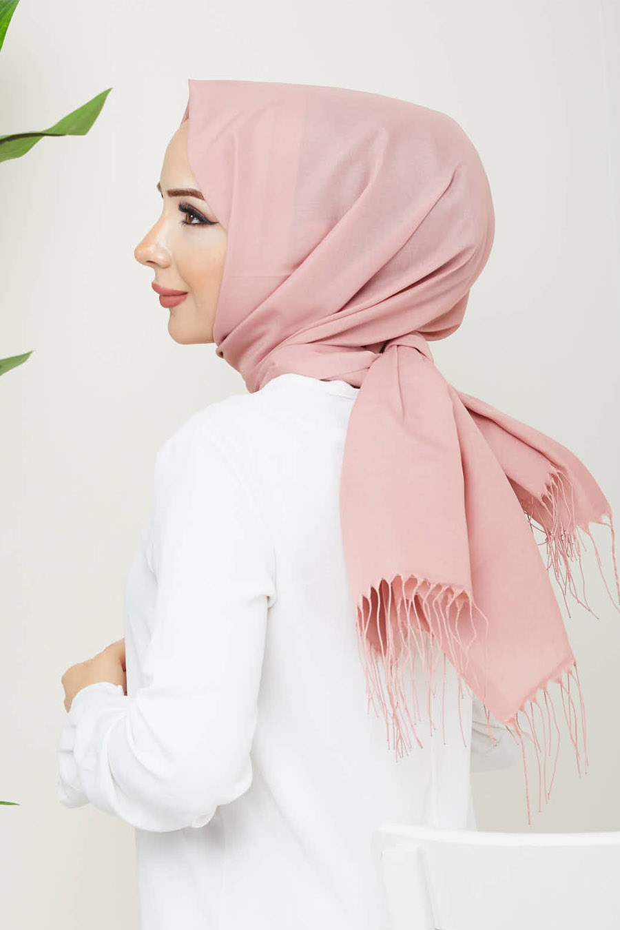 POWDER PINK - SHAWL