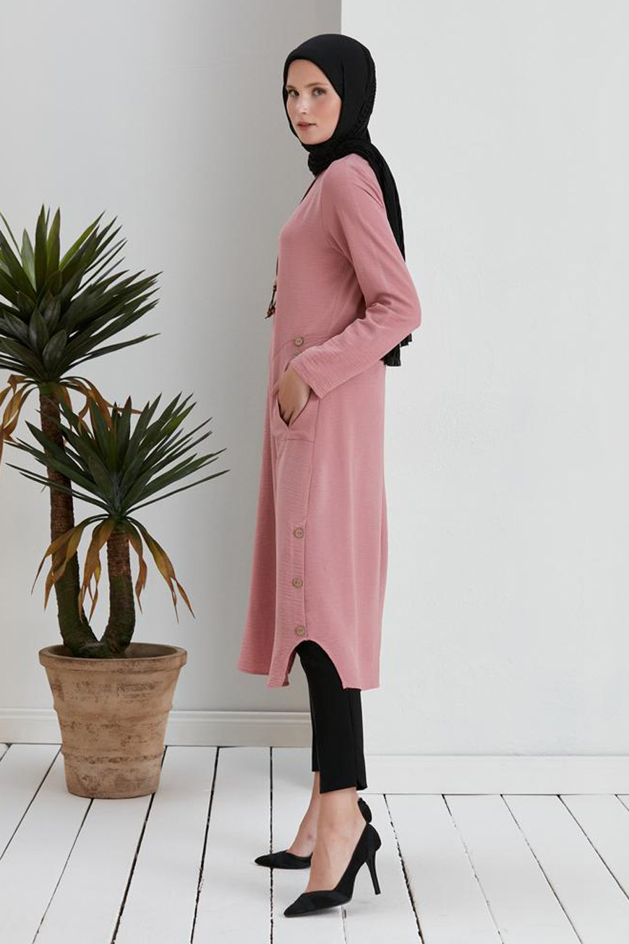 TUNIC - POWDER PINK TUNIC - POWDER PINK