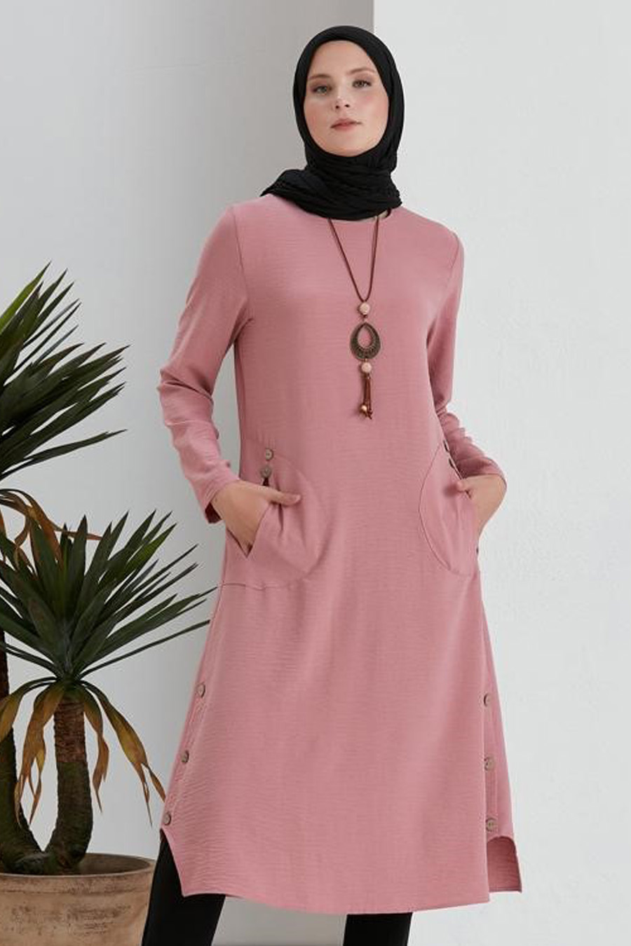 TUNIC - POWDER PINK TUNIC - POWDER PINK