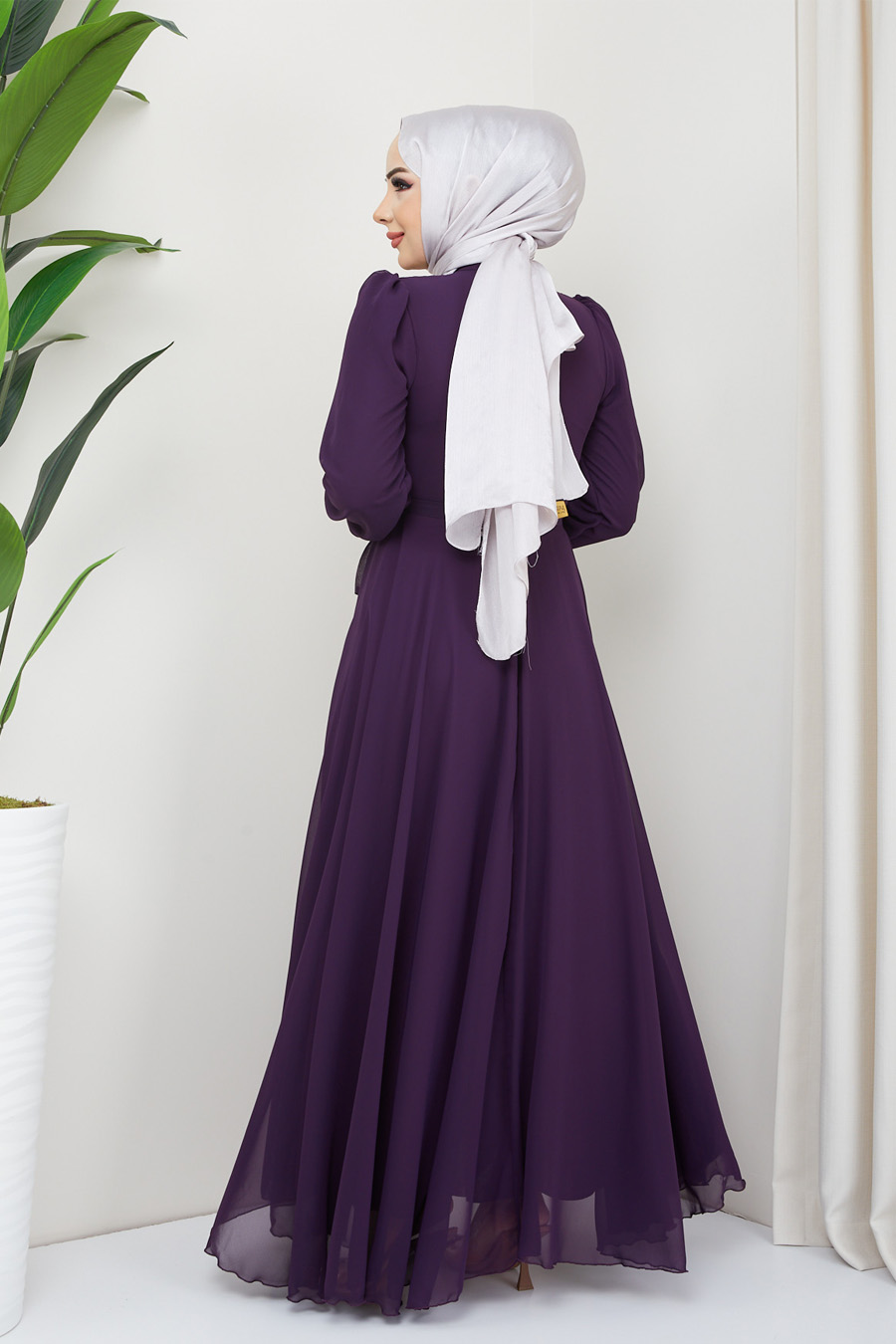 PURPLE EVENING DRESS   PURPLE EVENING DRESS