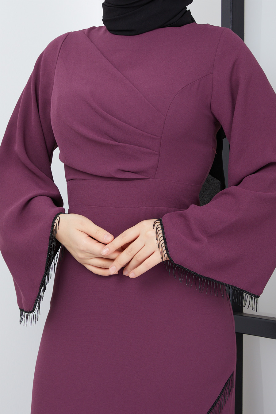 PURPLE EVENING DRESS  