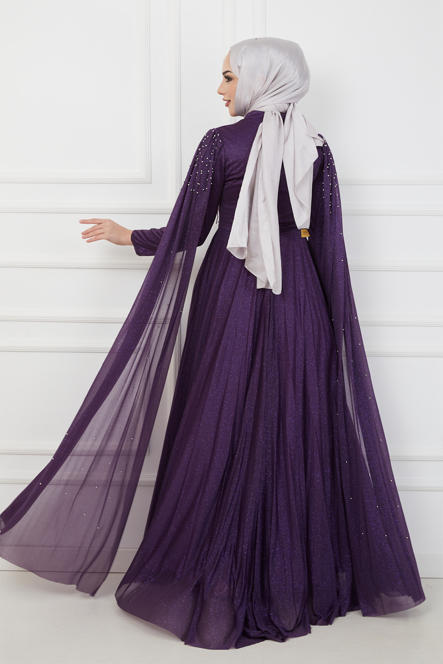 PURPLE EVENING DRESS  