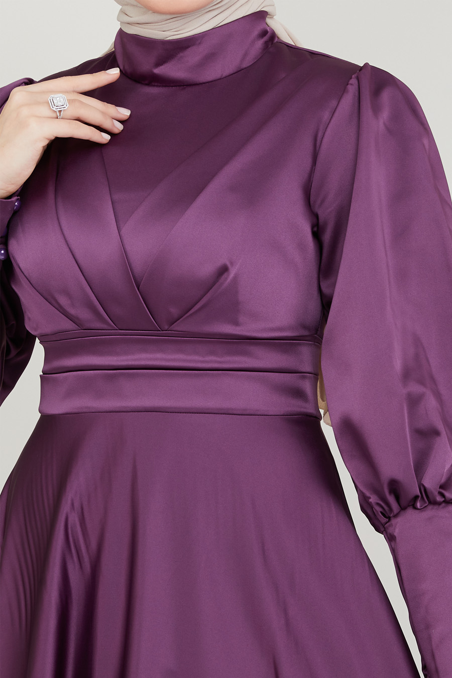 PURPLE EVENING DRESS  