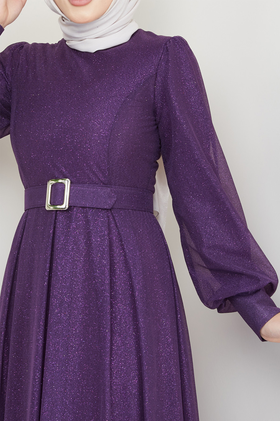 PURPLE EVENING DRESS  