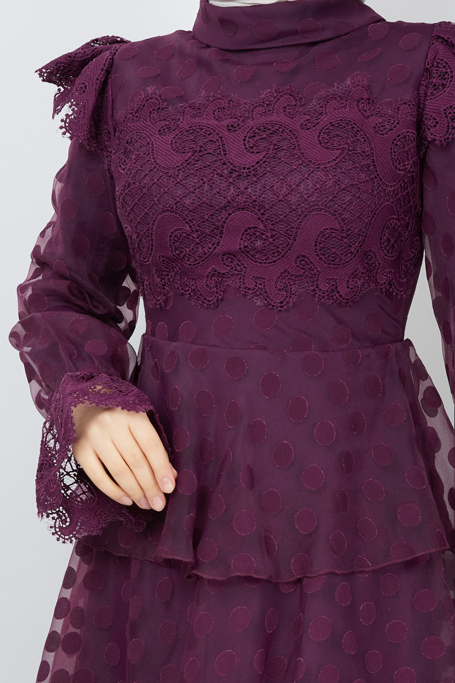 PURPLE EVENING DRESS  