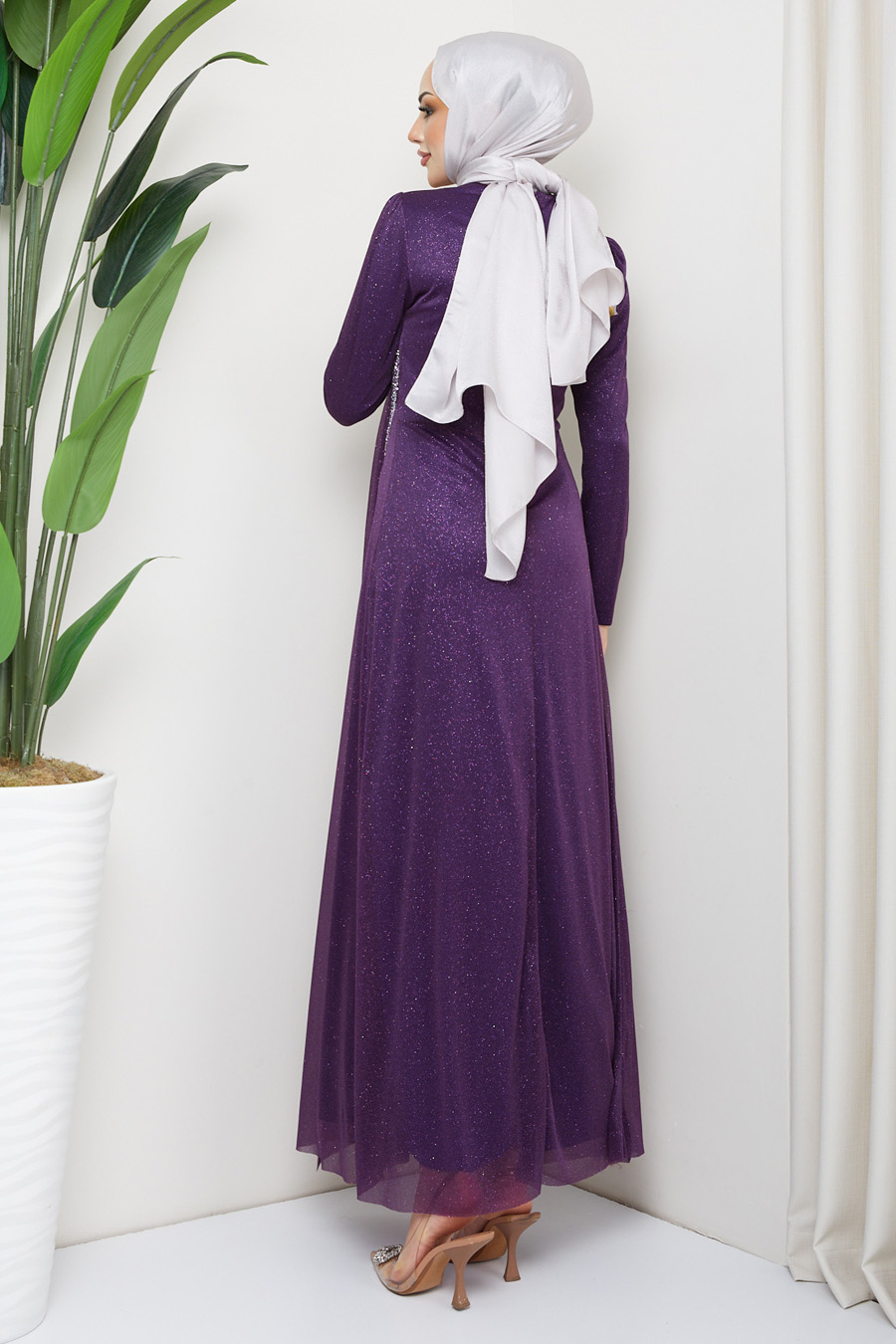 PURPLE  - EVENING DRESS