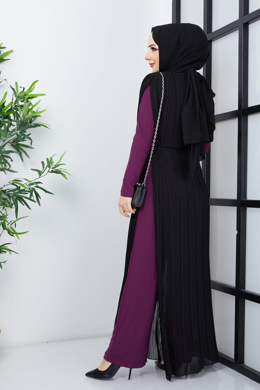 PURPLE JUMPSUIT  PURPLE JUMPSUIT