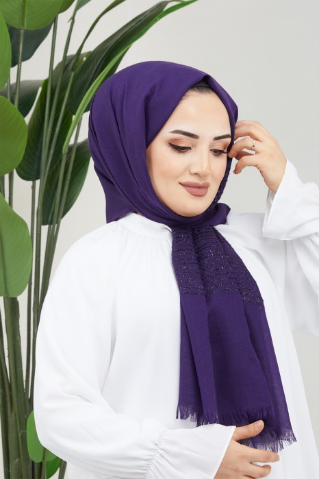 PURPLE -  SHAWL