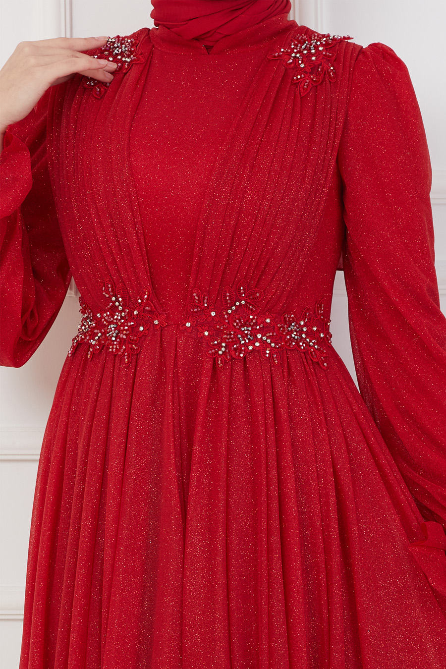 RED EVENING DRESS  