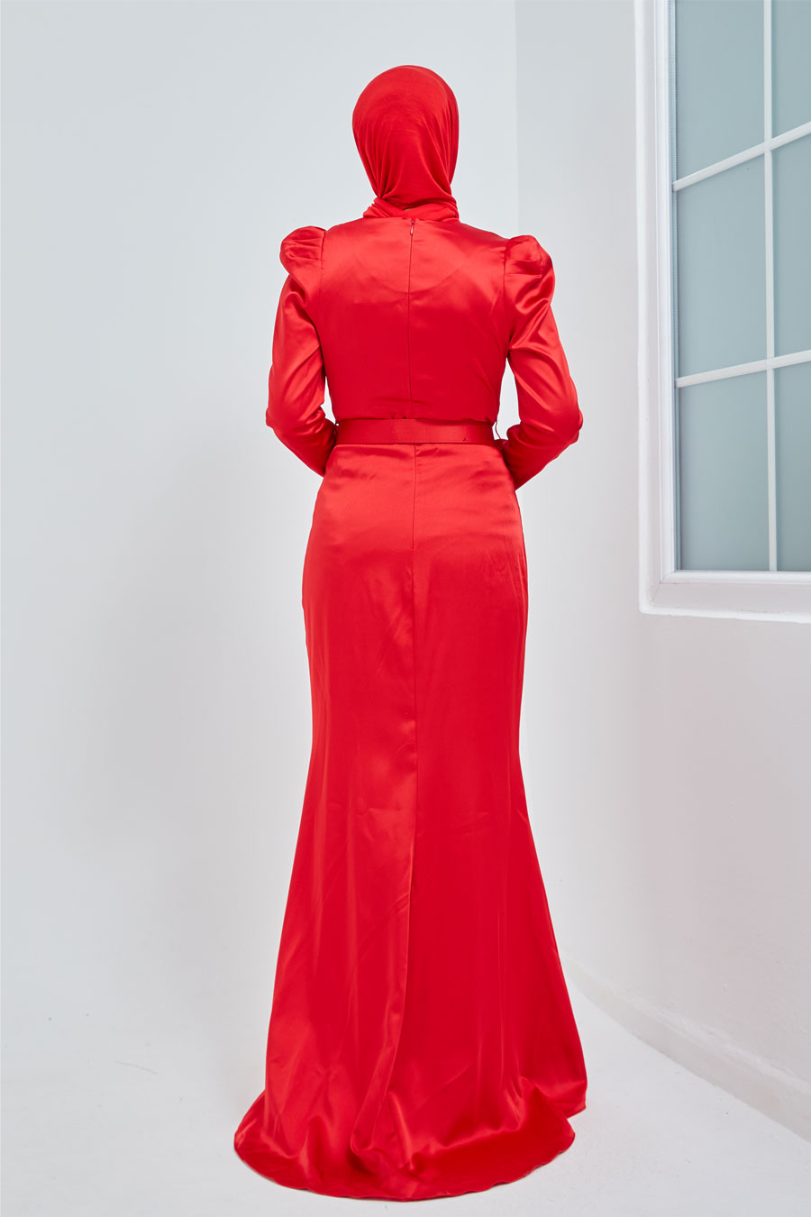 RED EVENING DRESS  
