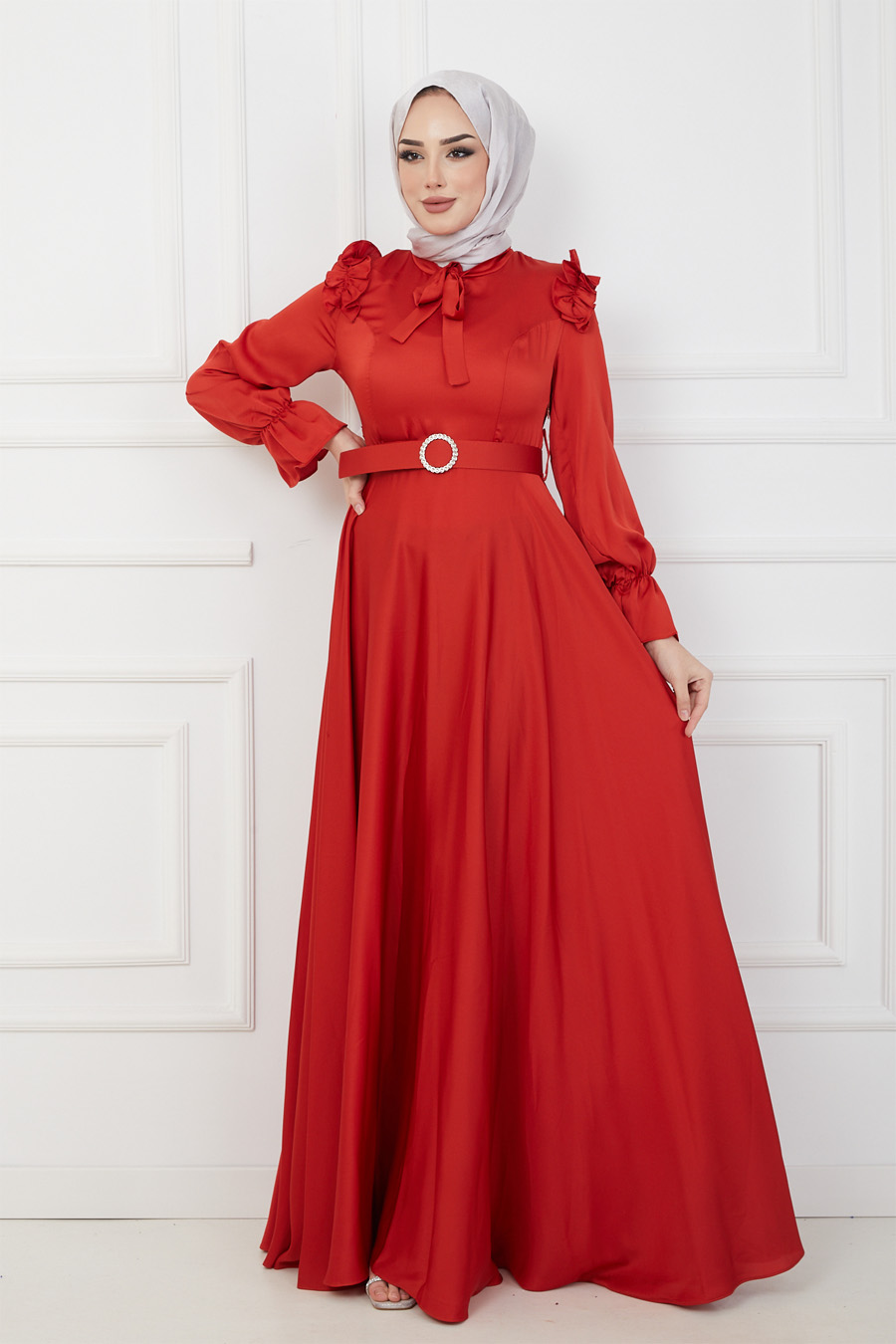 RED EVENING DRESS  