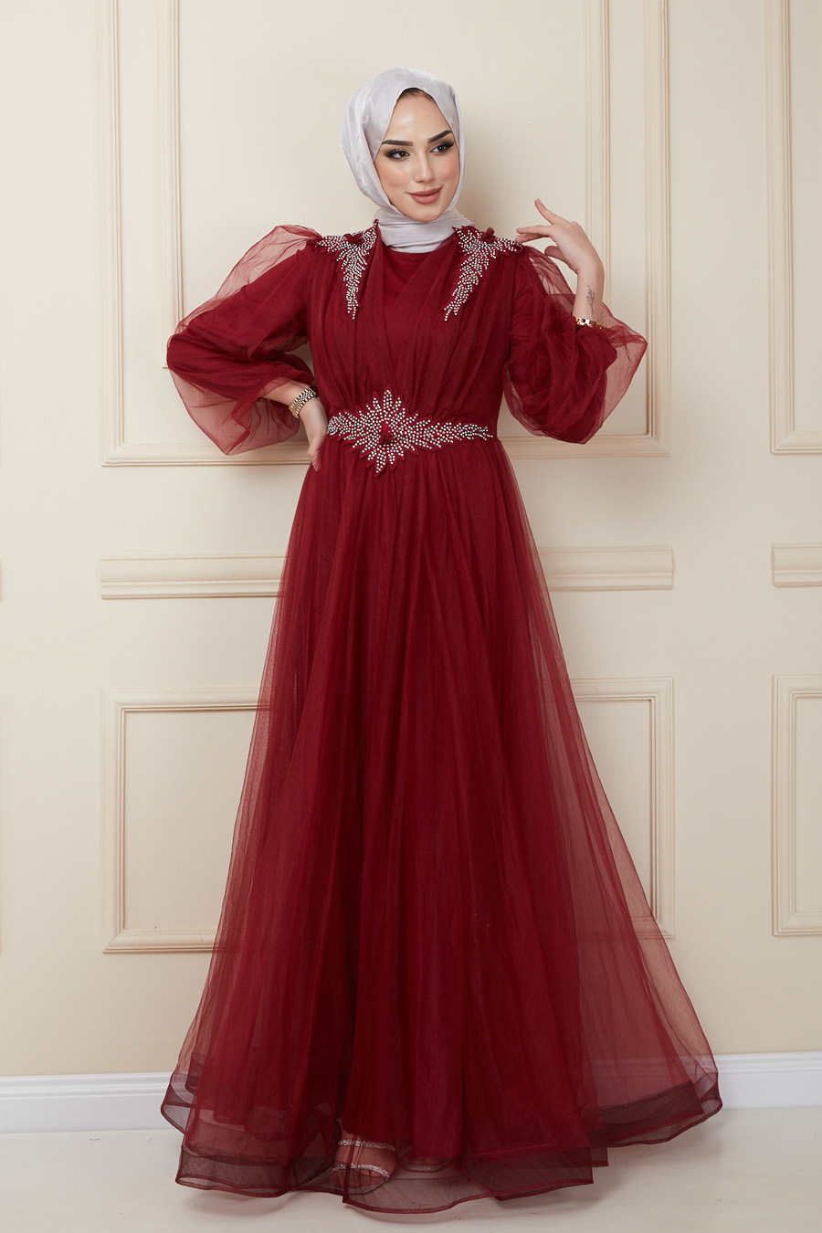 RED EVENING DRESS  