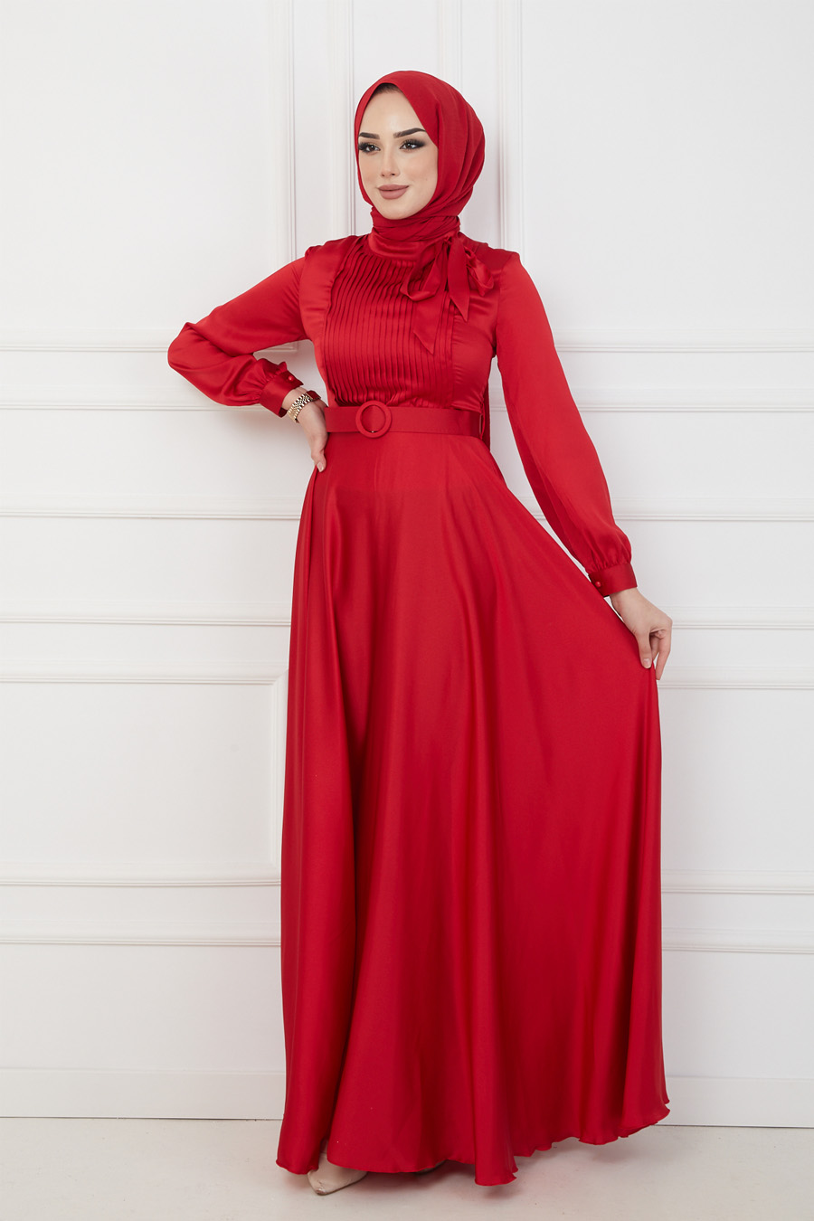 RED EVENING DRESS  