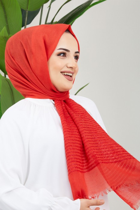 RED -  SHAWL