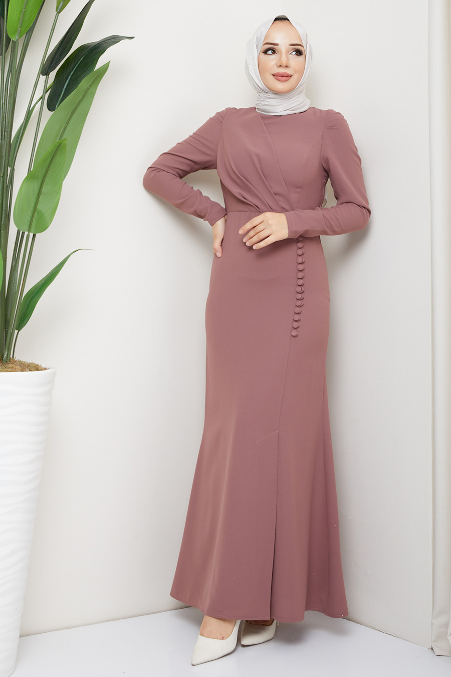 ROSE COLOR  -  DRESS