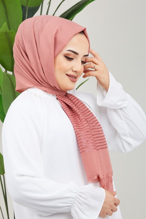 ROSE COLOR  -  SHAWL