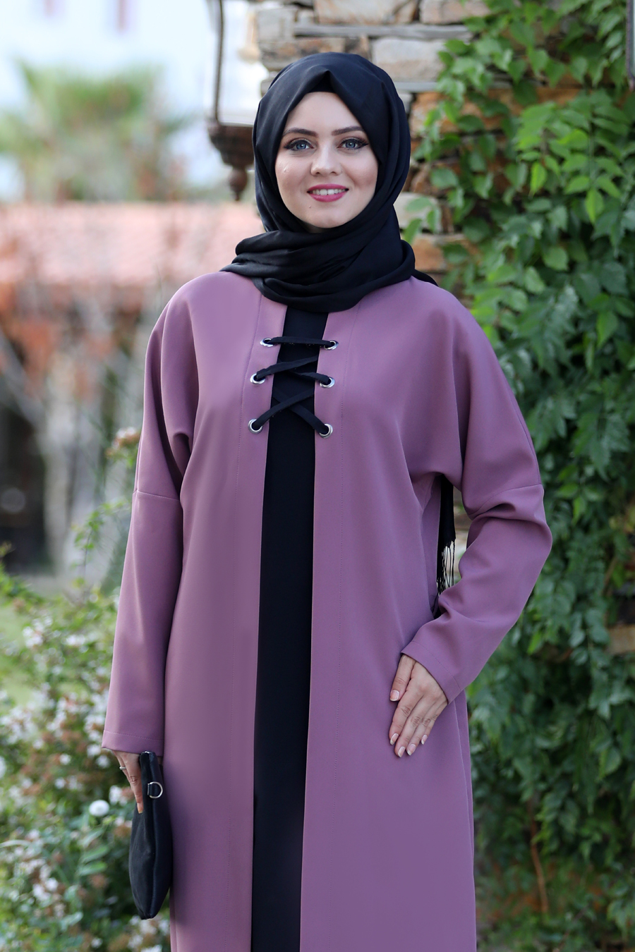 ROSE COLOR TUNIC AND PANT SUIT