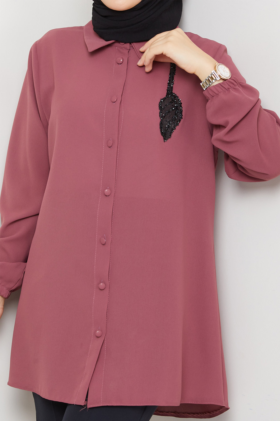 TUNIC - ROSE COLOR   TUNIC - ROSE COLOR