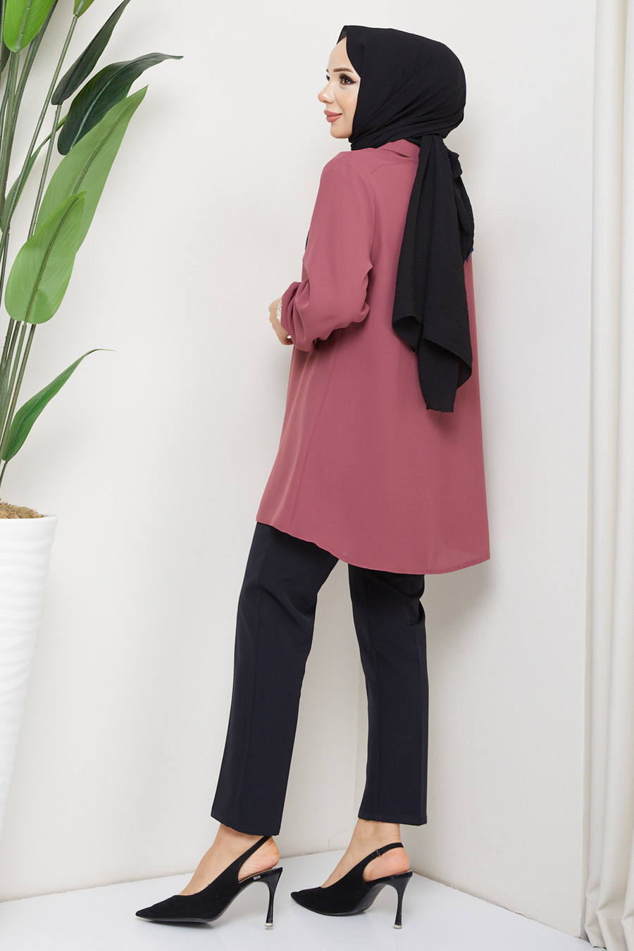 TUNIC - ROSE COLOR   TUNIC - ROSE COLOR