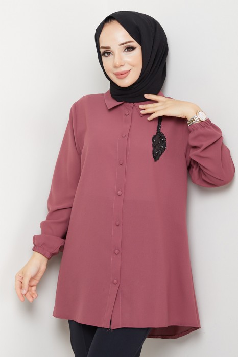 TUNIC - ROSE COLOR  