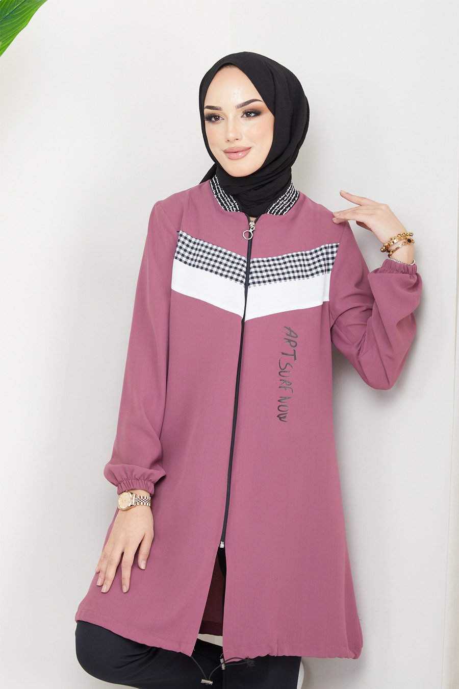 ROSE COLOR TUNIC 
