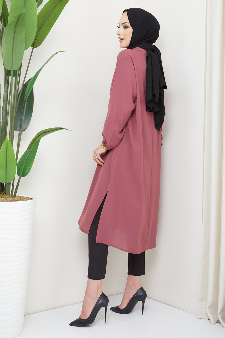 TUNIC - ROSE COLOR  TUNIC - ROSE COLOR